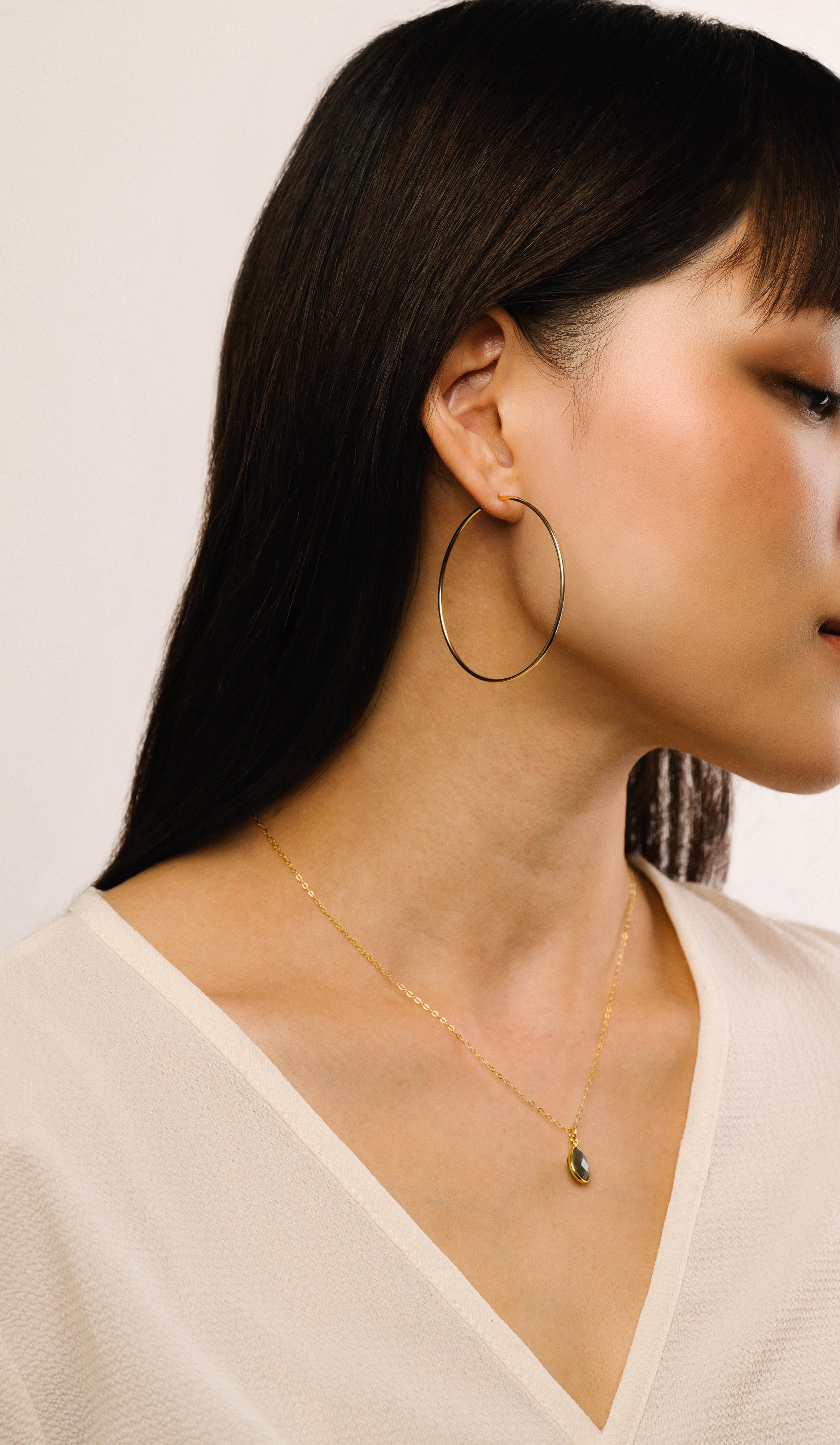Miro Everyday Large Hoop Earrings