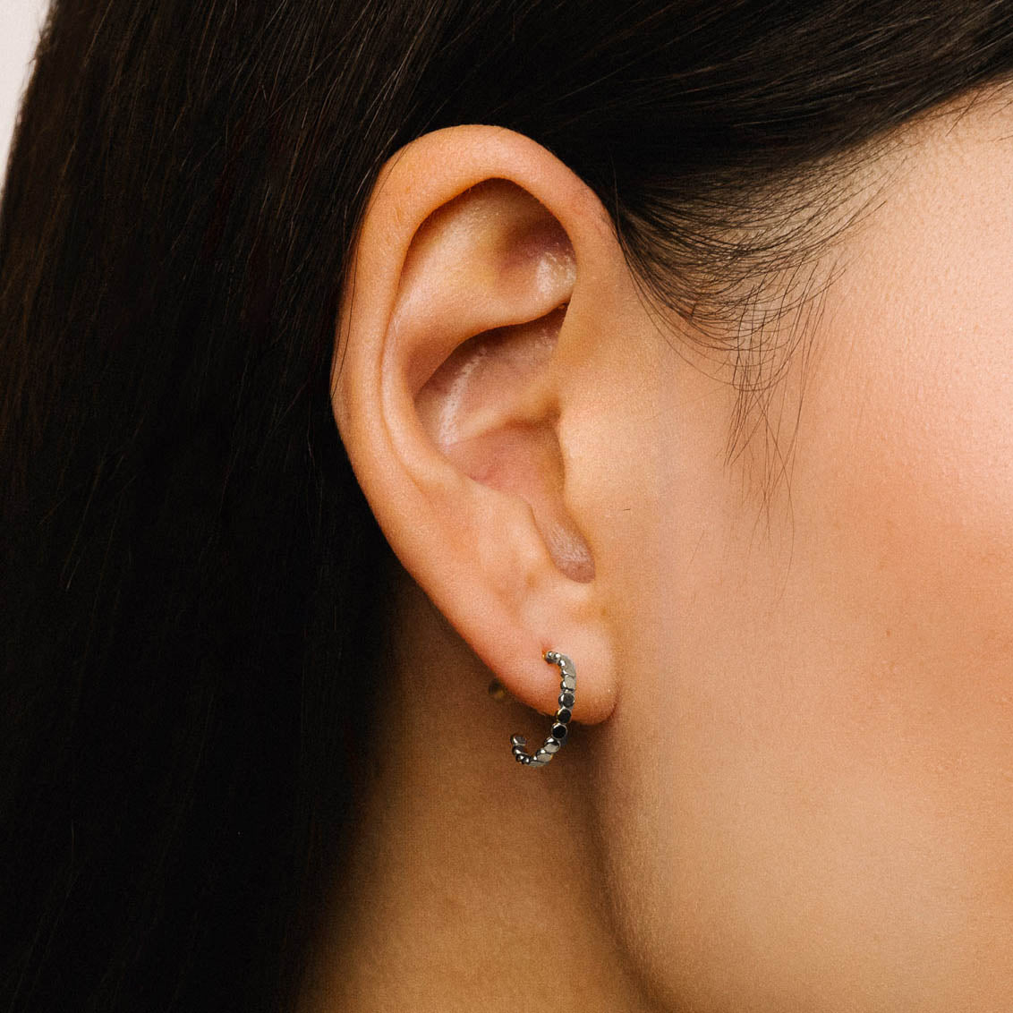 Cyrus Beaded Hoop Earrings