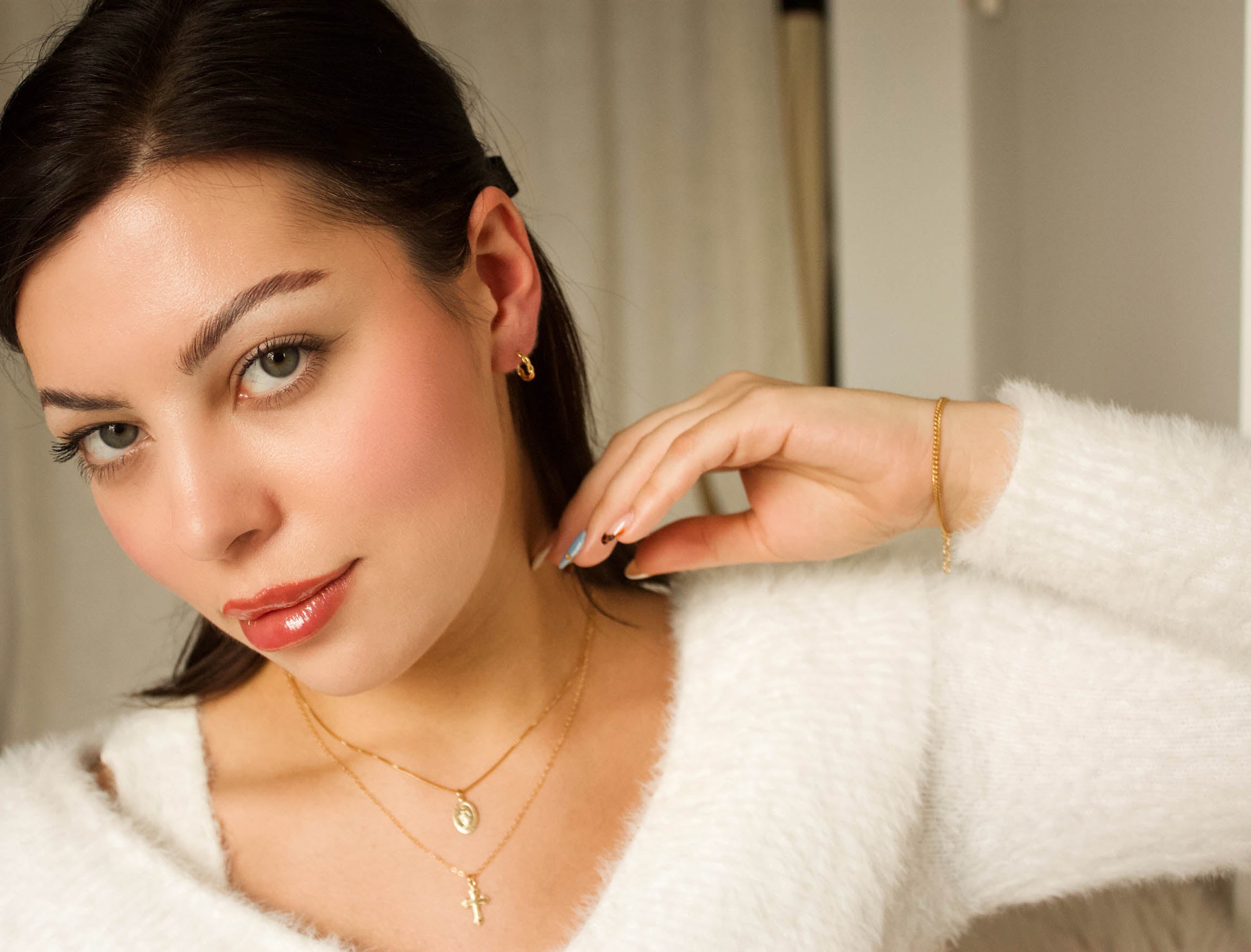 Mara Woven Hoop Earrings