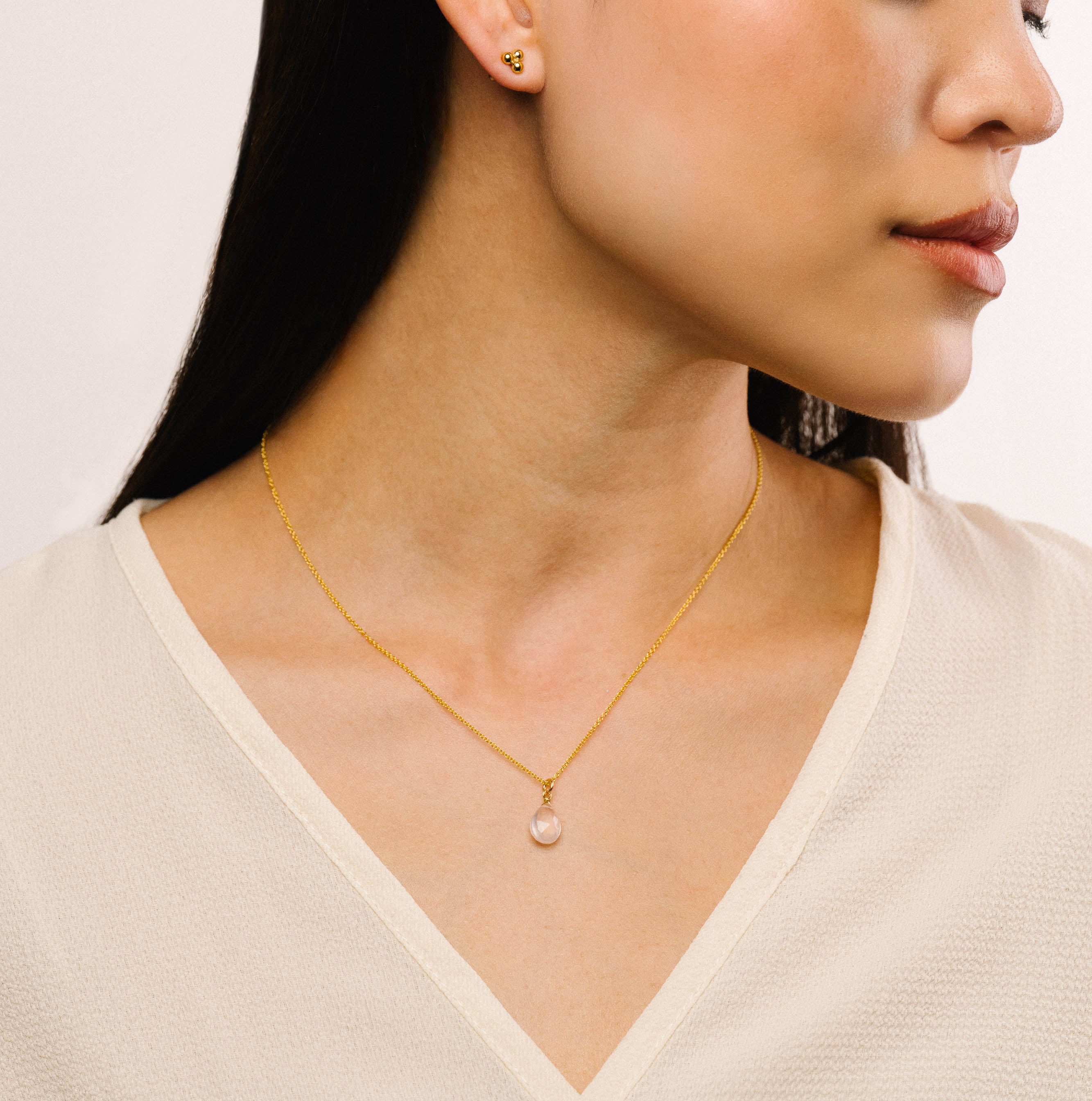 Luce Trio Sphere Stud Earrings