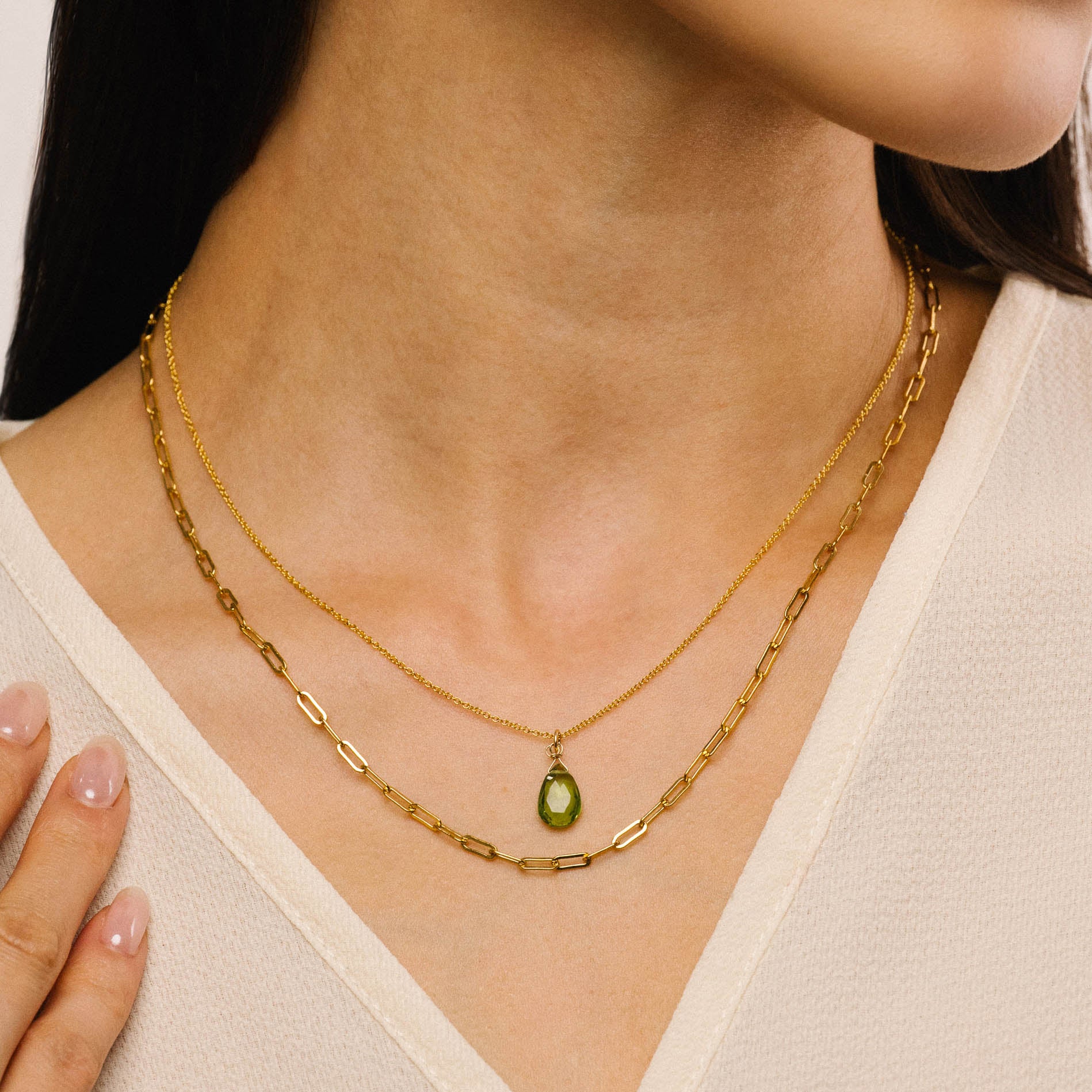 Cora Paperclip Chain Necklace