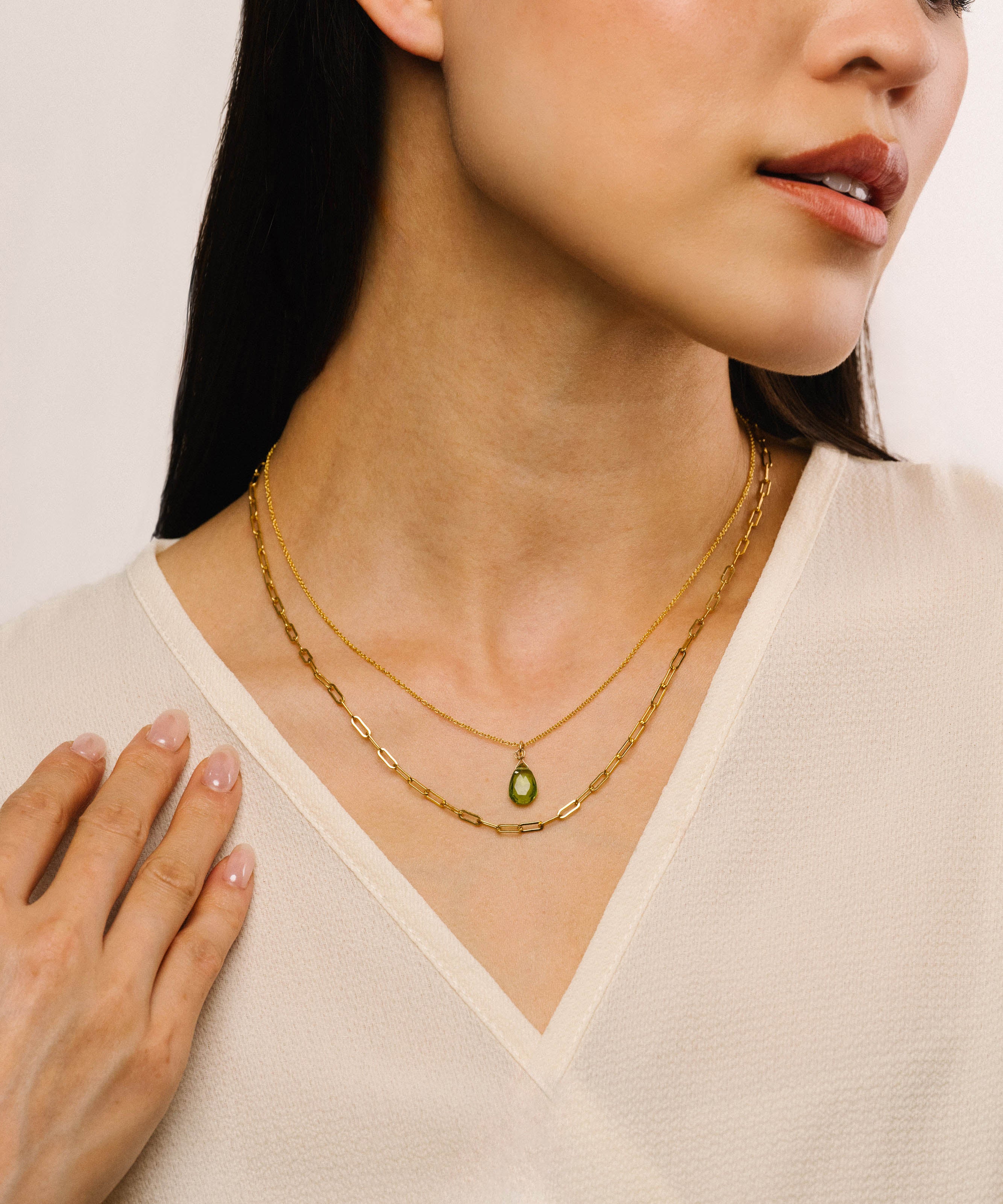 Cora Paperclip Chain Necklace