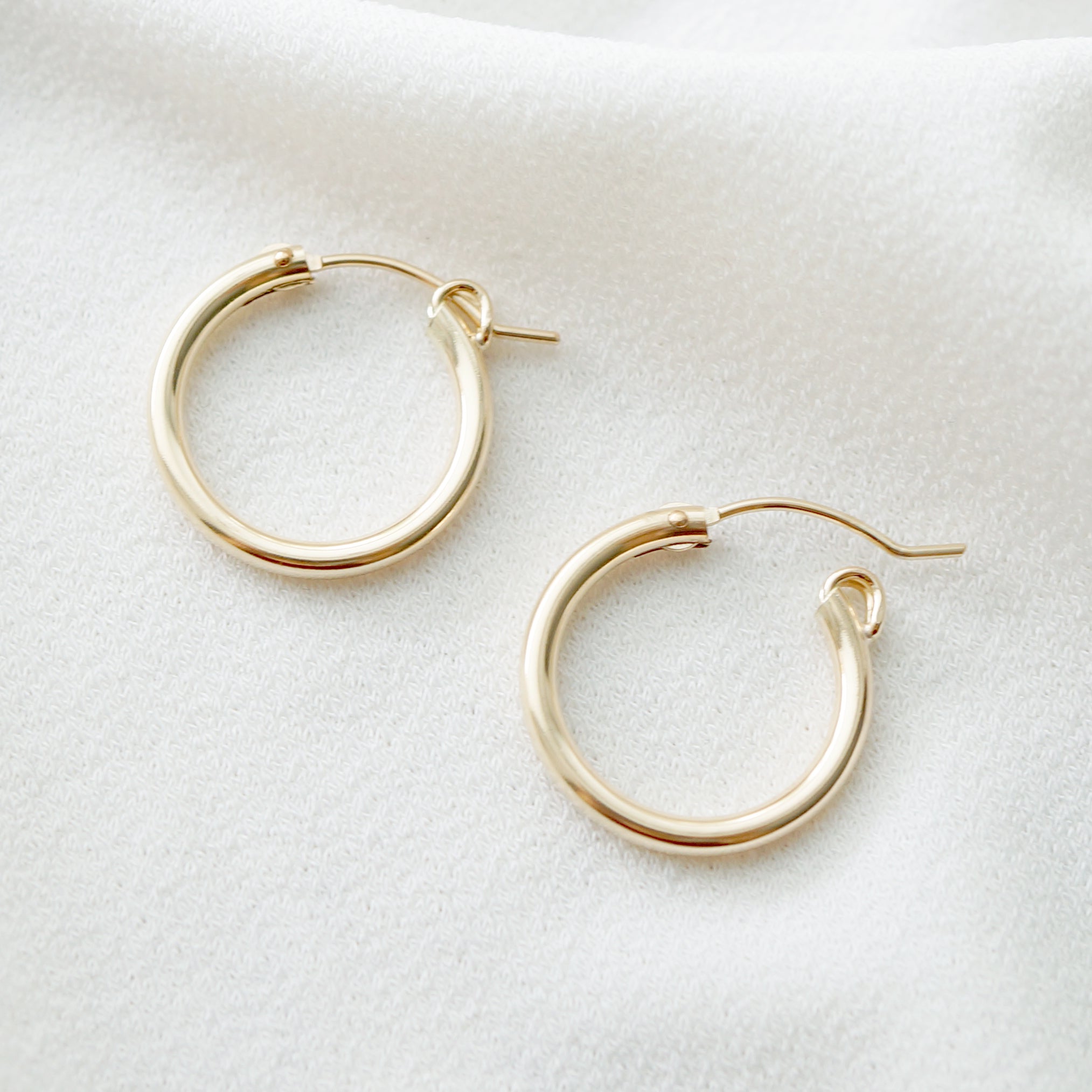 Verra Rose Gold Everyday Hoop Earrings