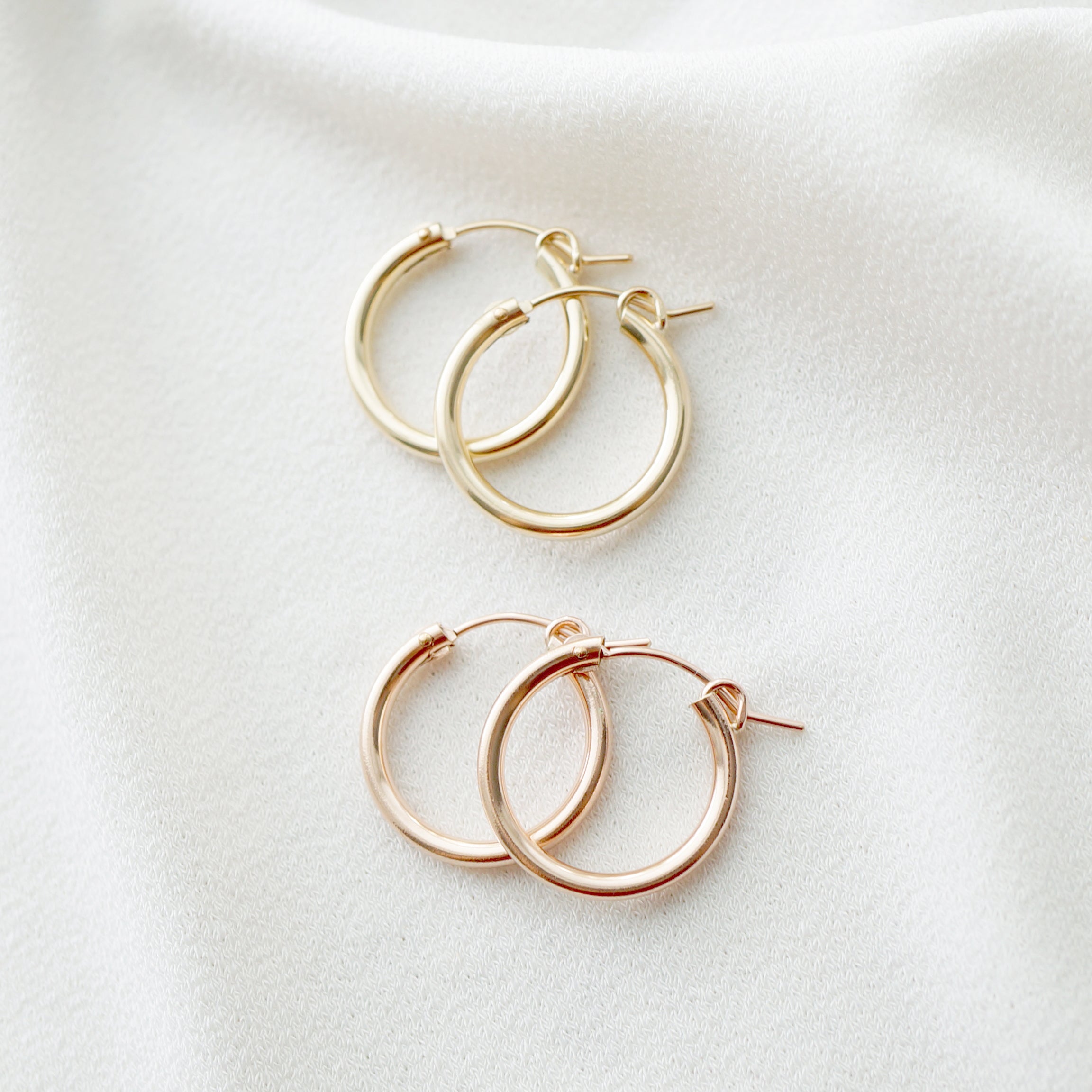 Verra Gold Hoop Earrings