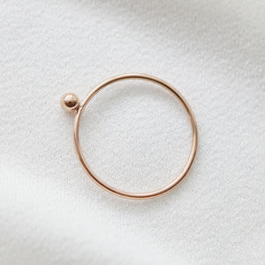 Gold Petite Sphere Ring (Simone)