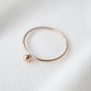Gold Petite Sphere Ring (Simone)