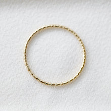 Load image into Gallery viewer, Gold Petite Shimmer Ring (Vale)