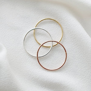 Sterling Silver Petite Stacking Ring (Caine)