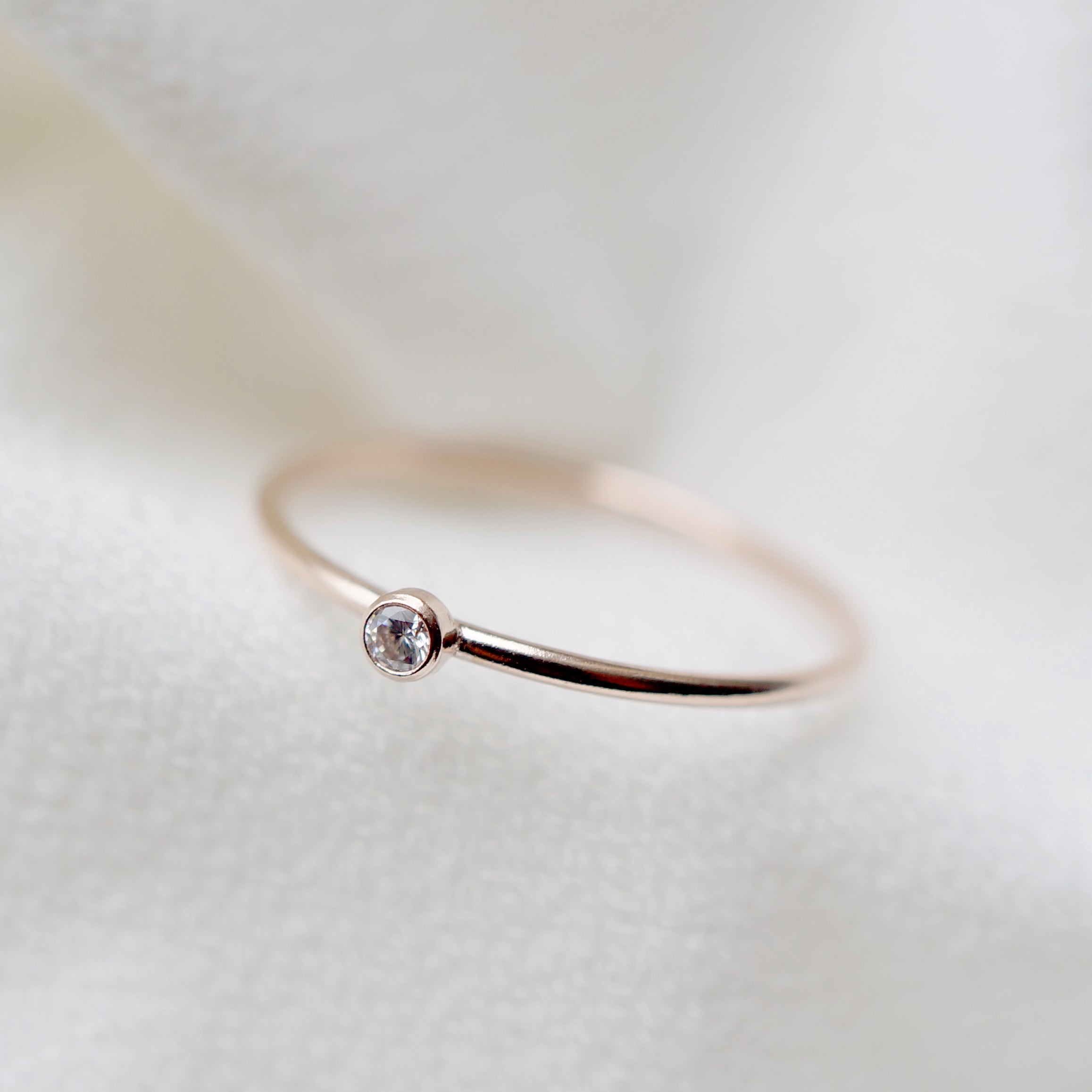 Rose Gold Petite Bijou Ring (Paulette)