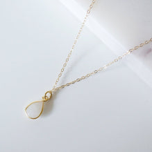 Load image into Gallery viewer, Moonstone Teardrop Gold Necklace (Isla) // Gift for her // Minimalist jewellery //