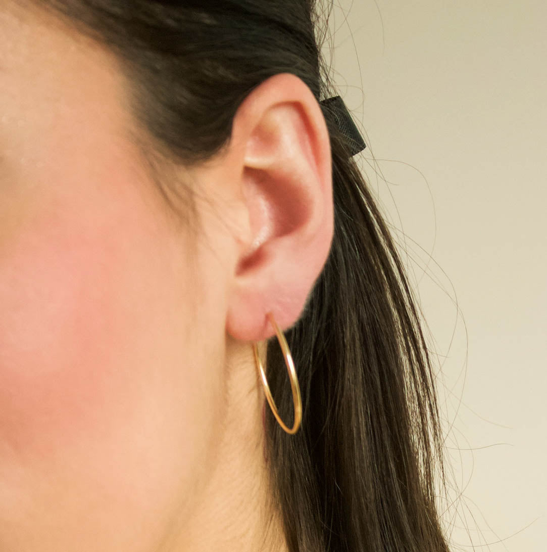 Miro Everyday Medium Hoop Earrings