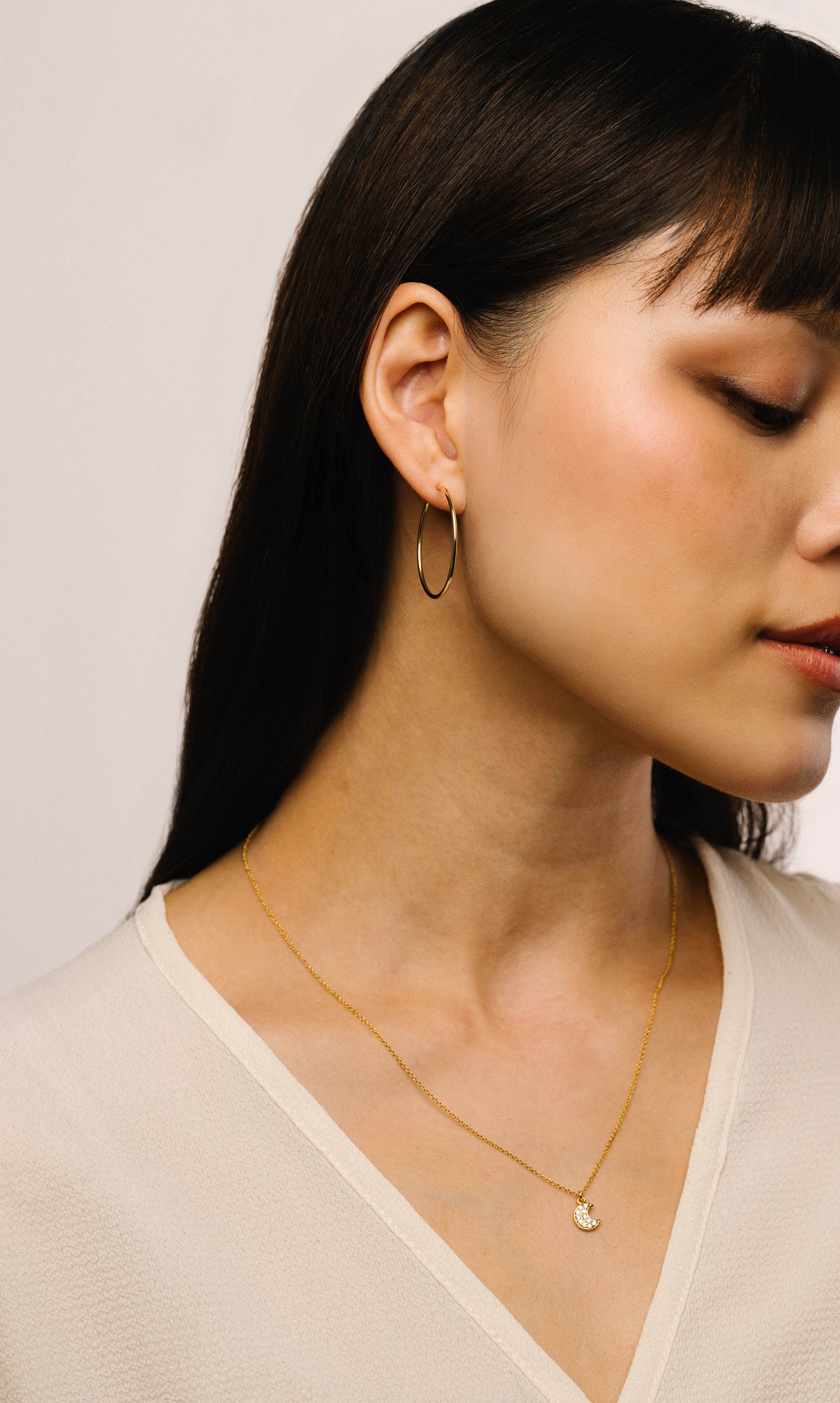 Miro Everyday Medium Hoop Earrings