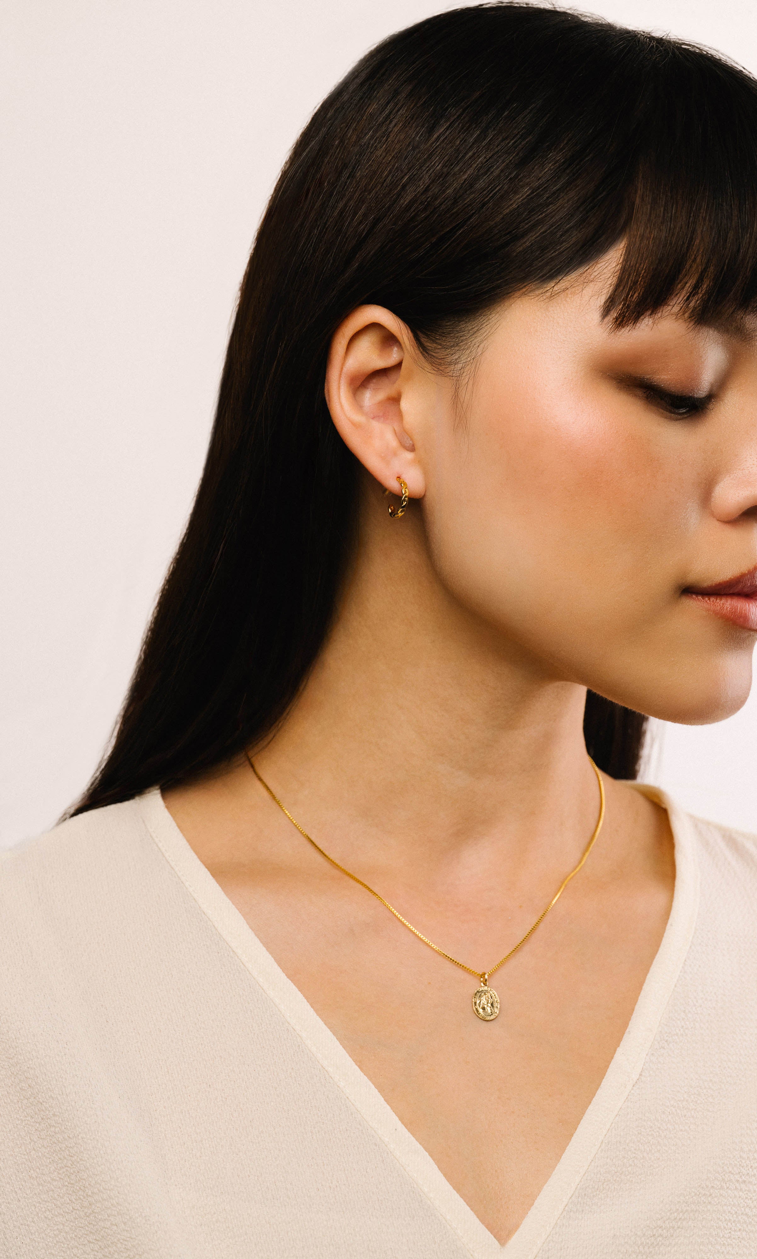 Mara Woven Hoop Earrings