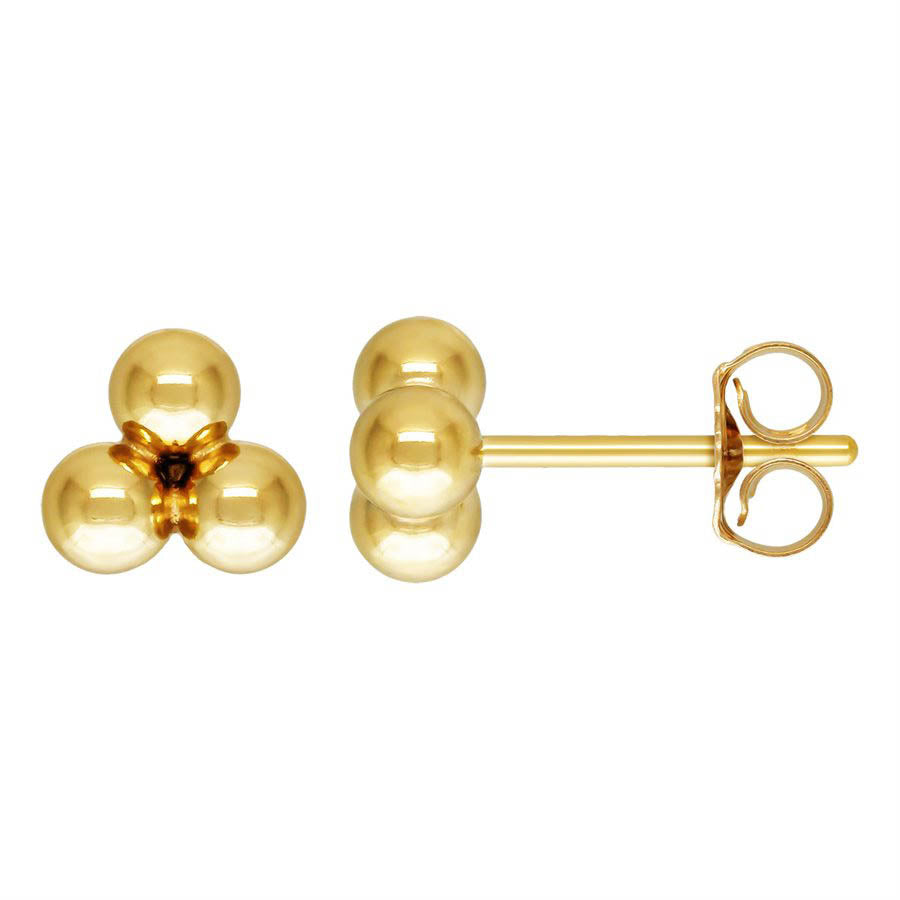 Luce Trio Sphere Stud Earrings