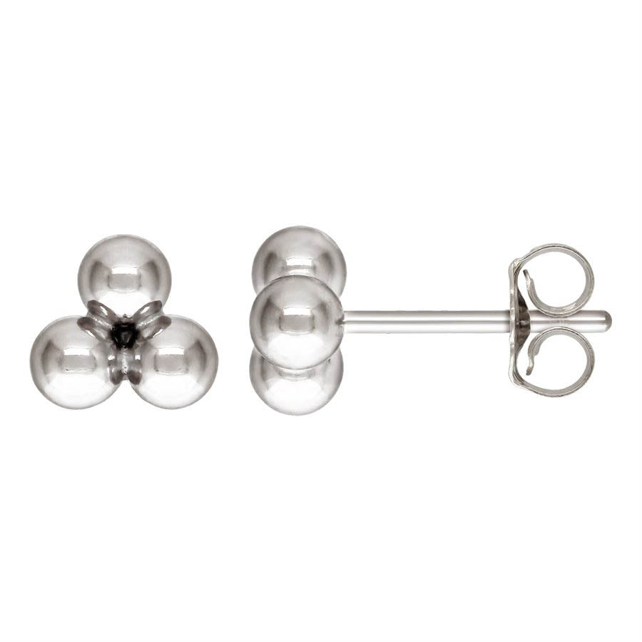 Luce Trio Sphere Stud Earrings
