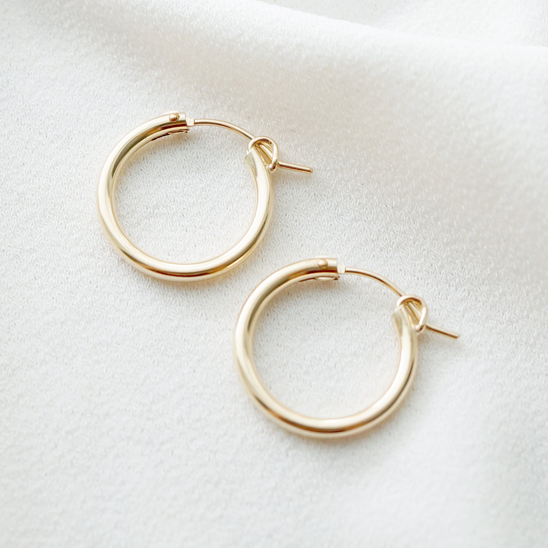 Verra Rose Gold Hoop Earrings