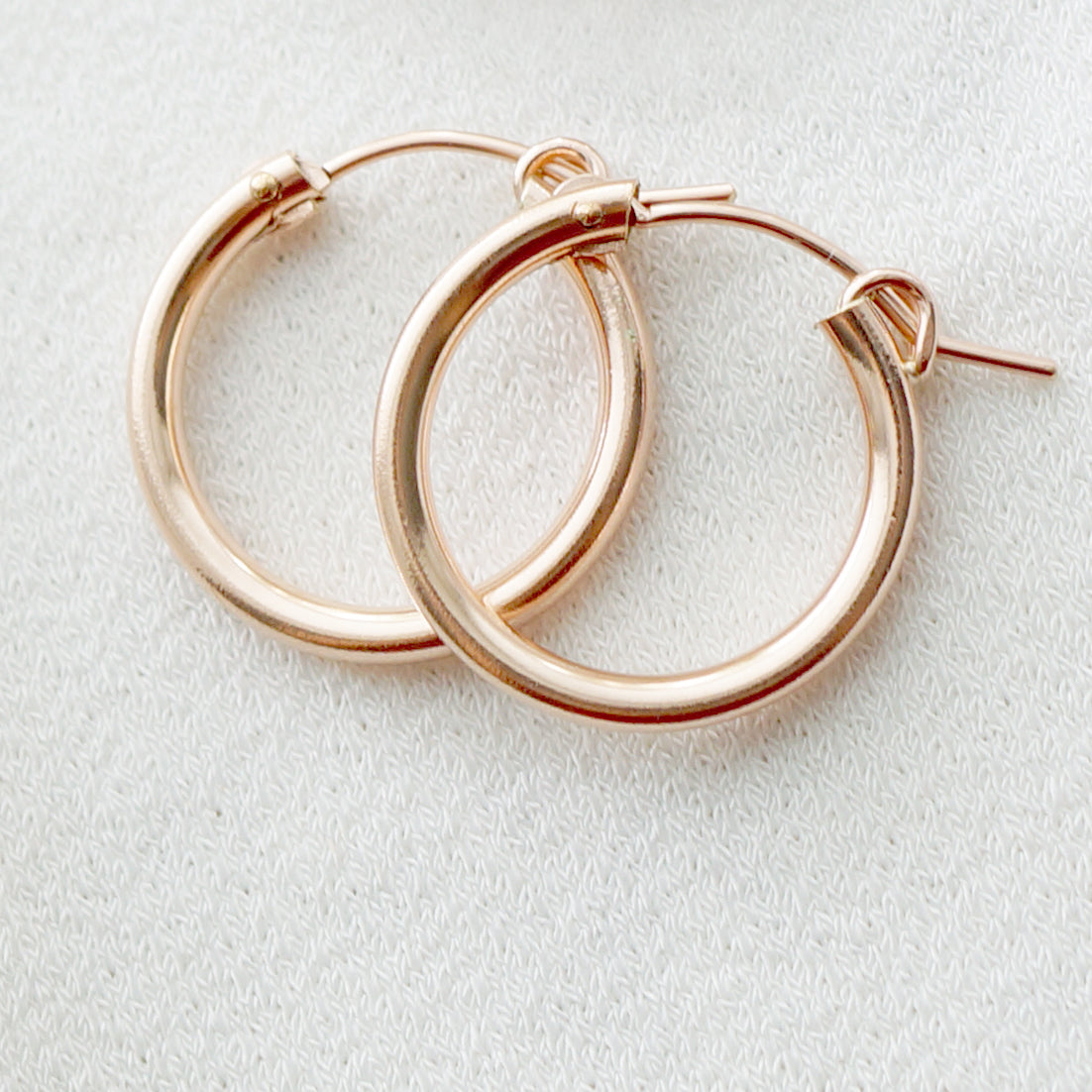 Verra Rose Gold Hoop Earrings