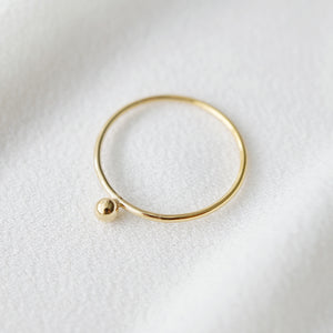 Rose Gold Petite Sphere Ring (Simone)