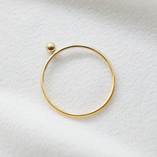 Load image into Gallery viewer, Gold Petite Sphere Ring (Simone)