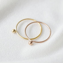 Load image into Gallery viewer, Gold Petite Sphere Ring (Simone)