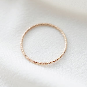 Gold Petite Shimmer Ring (Vale)