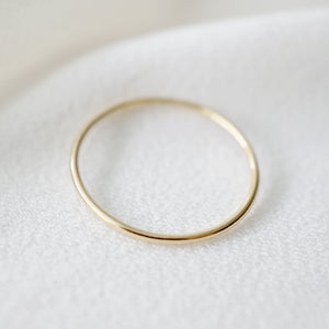 Gold Petite Stacking Ring (Caine)