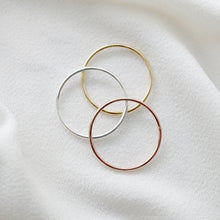 Load image into Gallery viewer, Gold Petite Stacking Ring (Caine)