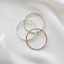 Load image into Gallery viewer, Sterling Silver Petite Stacking Ring (Caine)