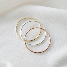 Load image into Gallery viewer, Rose Gold Petite Stacking Ring (Caine)
