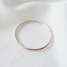 Load image into Gallery viewer, Gold Petite Stacking Ring (Caine)