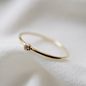 Rose Gold Petite Bijou Ring (Paulette)