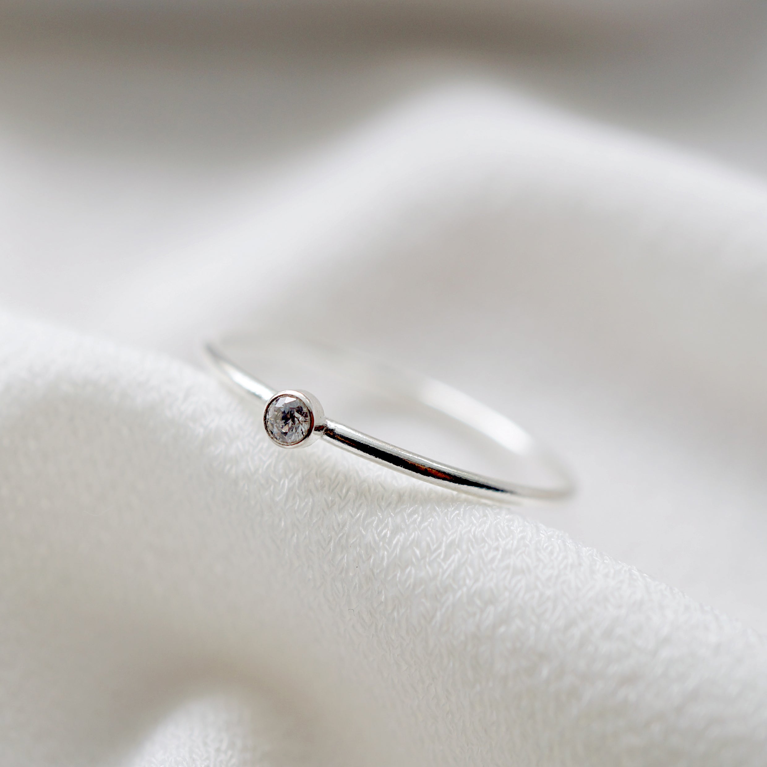 Sterling Silver Petite Bijou Ring (Paulette)