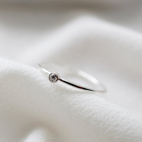 Sterling Silver Petite Bijou Ring (Paulette)