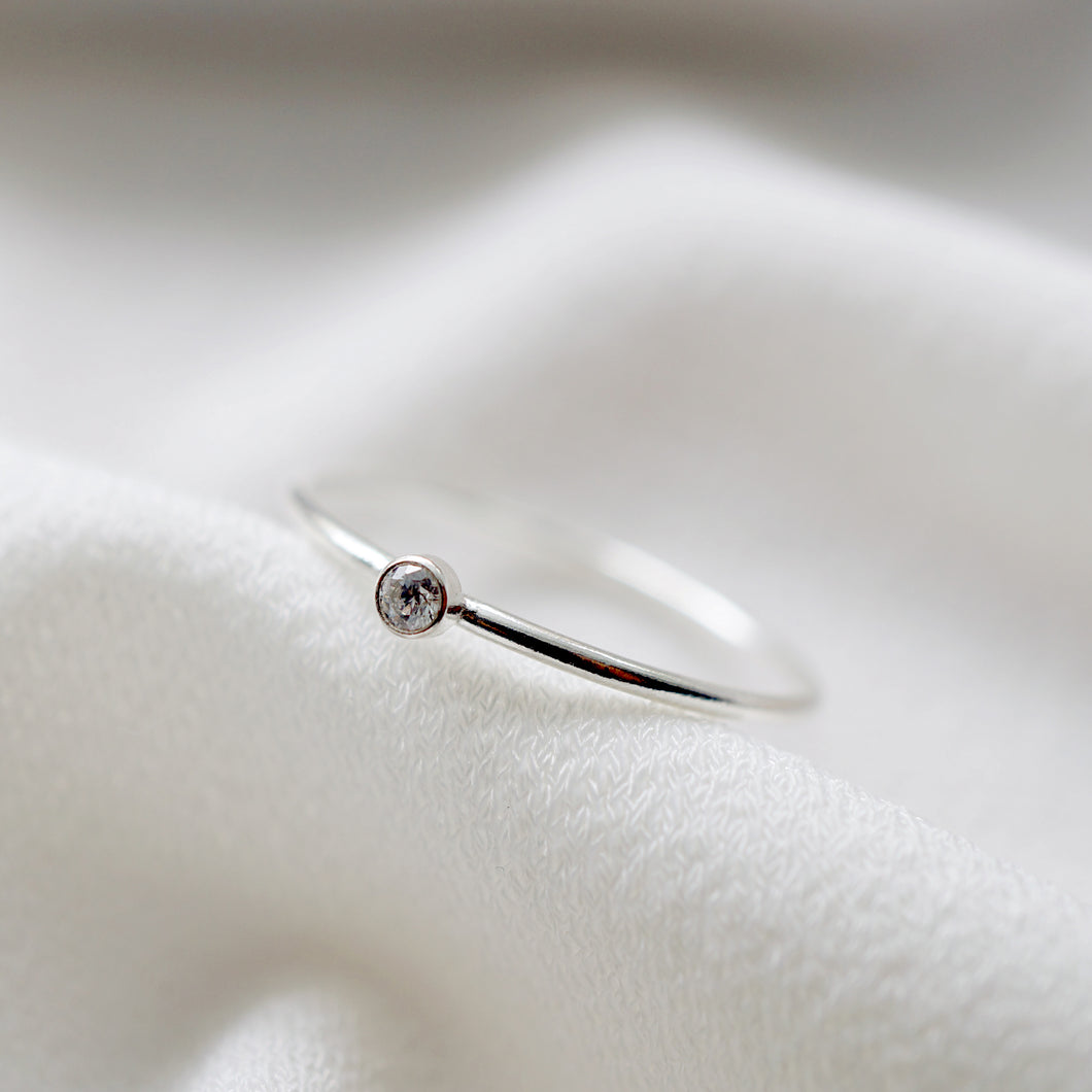 Sterling Silver Petite Bijou Ring (Paulette)