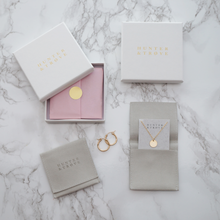 Load image into Gallery viewer, Quartz Gold Hoop Earrings (Valais)