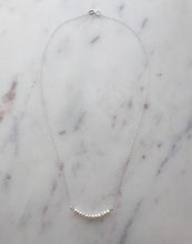Load image into Gallery viewer, Tiny Pearls on sterling silver necklace (Grace) // Gift for her // Handmade Jewellery // June Birth stone