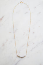 Load image into Gallery viewer, Labradorite crystal gemstones on 14K Gold-fill Necklace (Elise) // Gifts for her // Handmade jewelry // minimalist necklace
