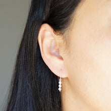 Load image into Gallery viewer, Trio Sterling Silver Orb Drop Earrings (Nora) 