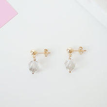 Load image into Gallery viewer, Swarovski Crystals on 14K Gold fill Studs (Bailey) // Gifts for her // Dainty earrings // Present