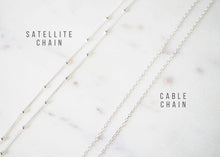 Load image into Gallery viewer, Tiny citrine on Sterling silver Necklace (Cira) // Gift for sister // November birthstone // Dainty necklace
