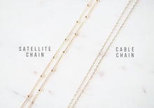 Load image into Gallery viewer, Dainty Gold Satellite Necklace (14K Gold fill) 