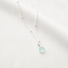 Load image into Gallery viewer, Tiny citrine on Sterling silver Necklace (Cira) // Gift for sister // November birthstone // Dainty necklace