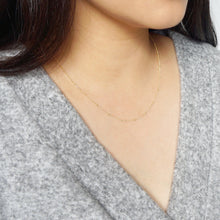 Load image into Gallery viewer, Dainty Gold Satellite Necklace (14K Gold fill) 