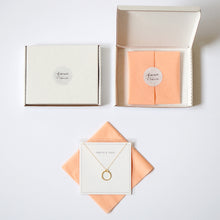 Load image into Gallery viewer, Quartz Crystal Gemstone necklace on 14K Gold-fill chain (Tristan) 