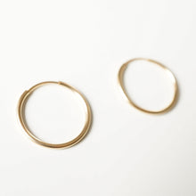 Load image into Gallery viewer, Gold Small Hoop Earrings (Miro) 