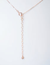 Load image into Gallery viewer, Tiny Heart on Rose Gold Coin - Rose Gold Necklace 