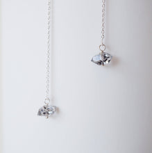 Load image into Gallery viewer, Herkimer Diamond and Sterling Silver Threader Earrings (Emery) // Gifts for her // Handmade jewelry // minimalist earrings