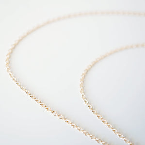 Moonstone Large Teardrop Pendant and Gold Necklace (Jenson) 