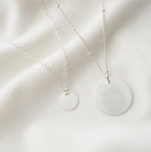 Load image into Gallery viewer, Large Silver Coin on Sterling silver Necklace (Dakota) 
