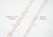 Load image into Gallery viewer, Rose Gold Coin on Rose Gold Necklace (Melanie) // Medium coin // Gift for sister // Present for mom // Dainty necklace